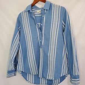 Madewell Stripe Popover Shirt